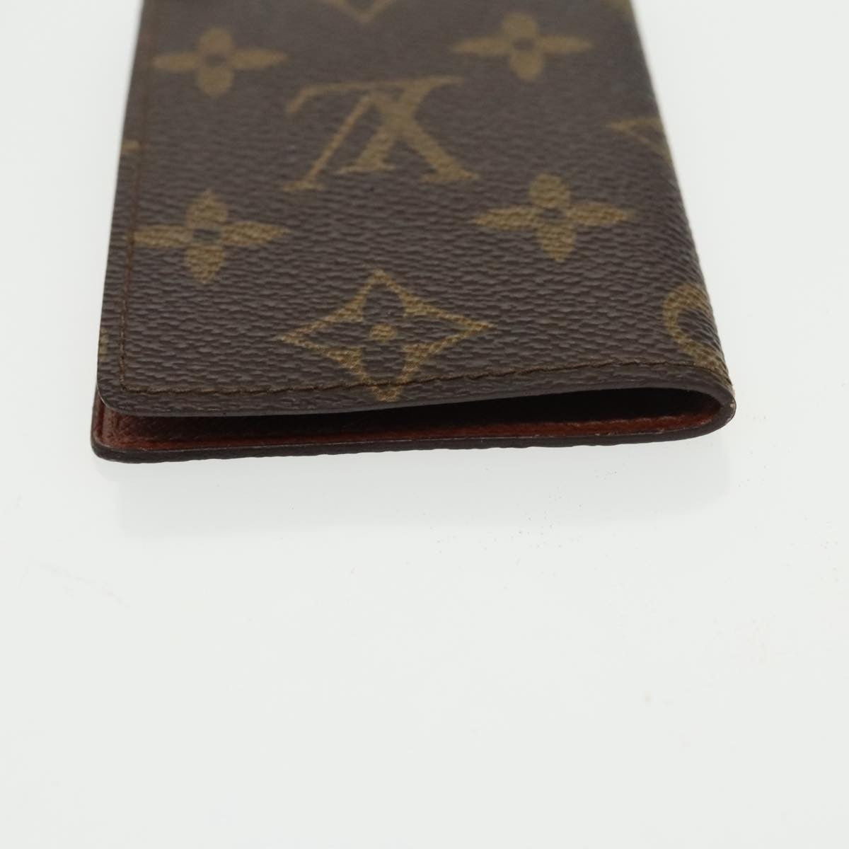 Louis Vuitton Porte Cartes Pression Card Case Monogram Canvas