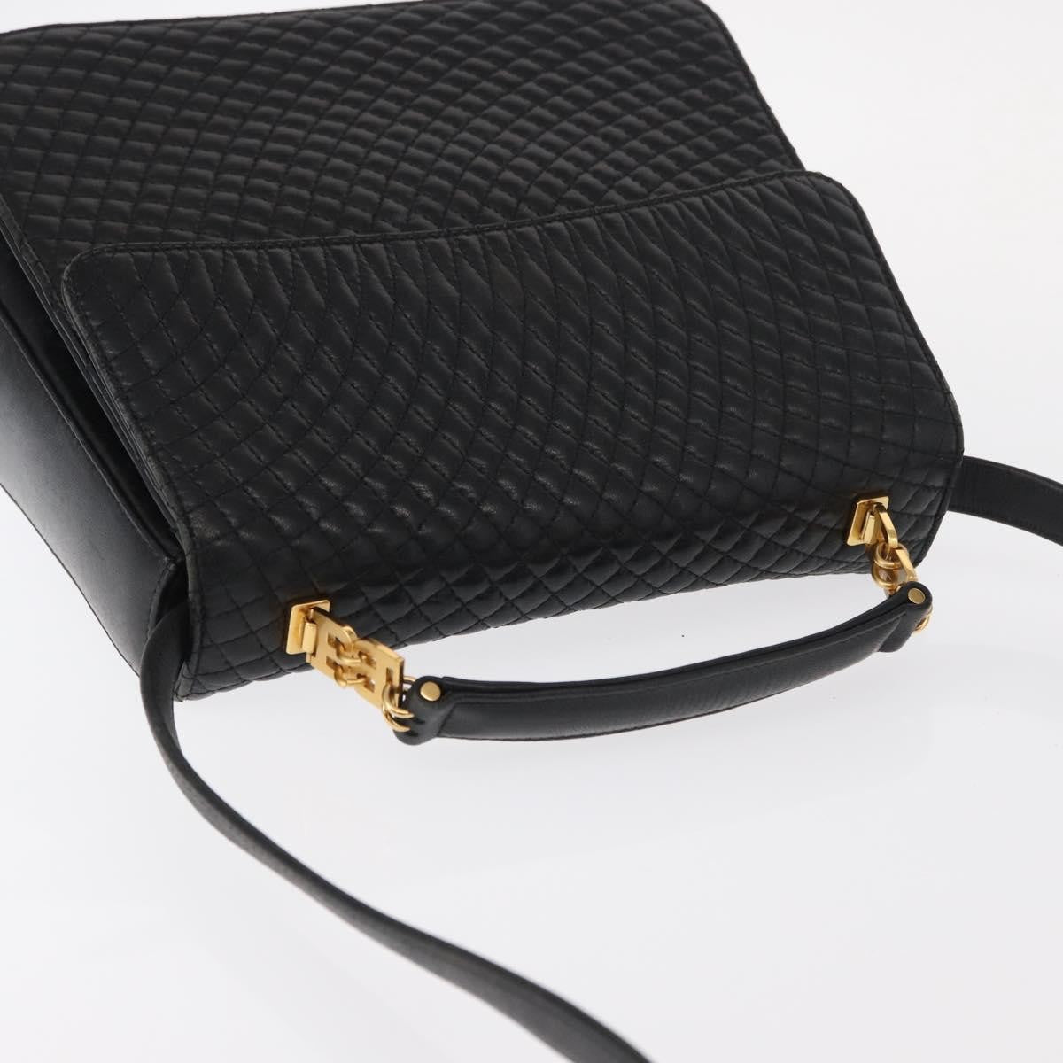 Bally Vintage Handbag Quilted Leather