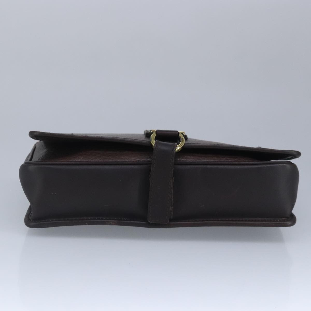 Salvatore Ferragamo Gancini Pouch Leather