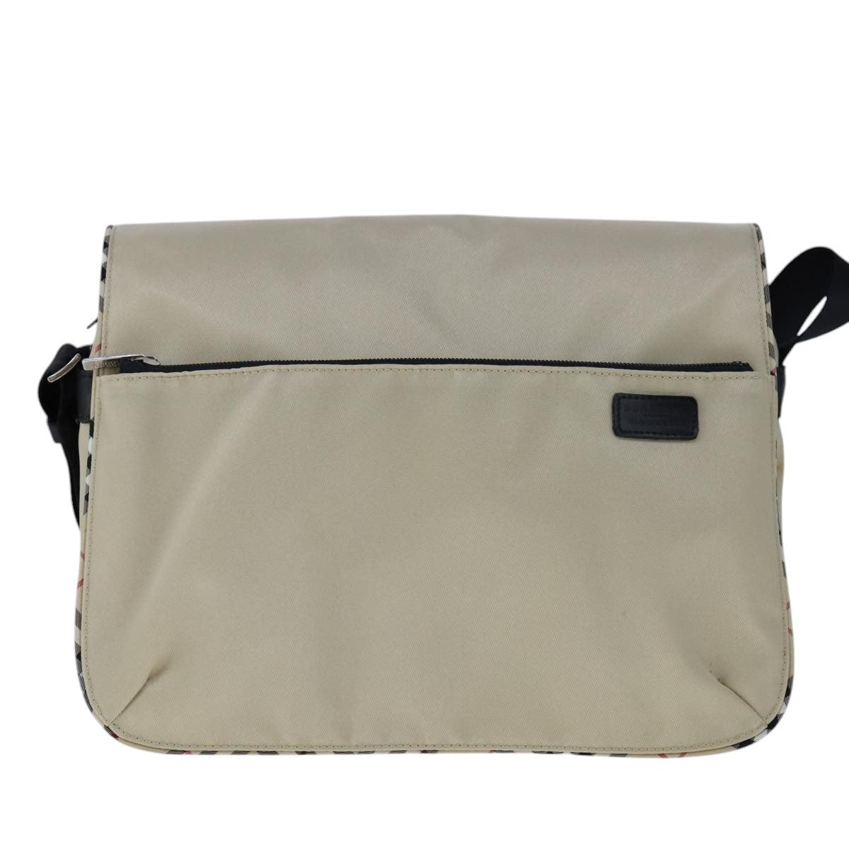 Burberry Vintage Crossbody Bag House Check Coated Canvas