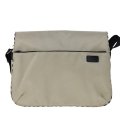 Burberry Vintage Crossbody Bag House Check Coated Canvas