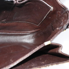 Celine C Sulky Shoulder bag Canvas and Leather