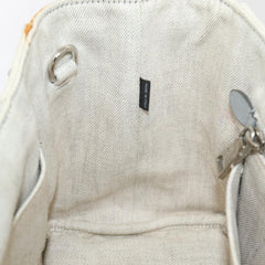 Prada Canapa Tote Rhinestone Embellished Canvas