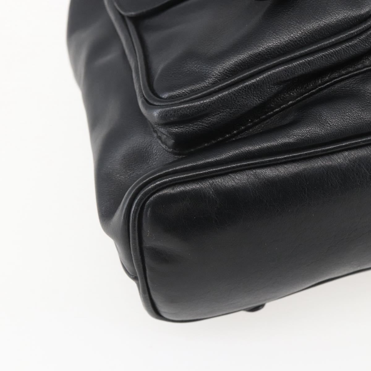 Gucci Vintage Bamboo Backpack Leather