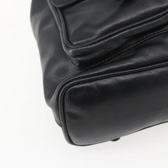 Gucci Vintage Bamboo Backpack Leather