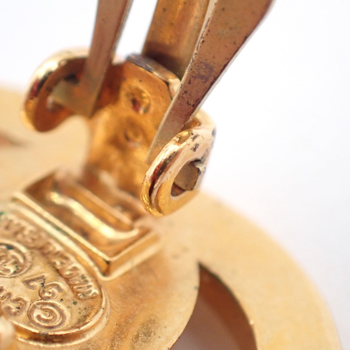 Chanel CC Turnlock Clip-On Earrings Metal