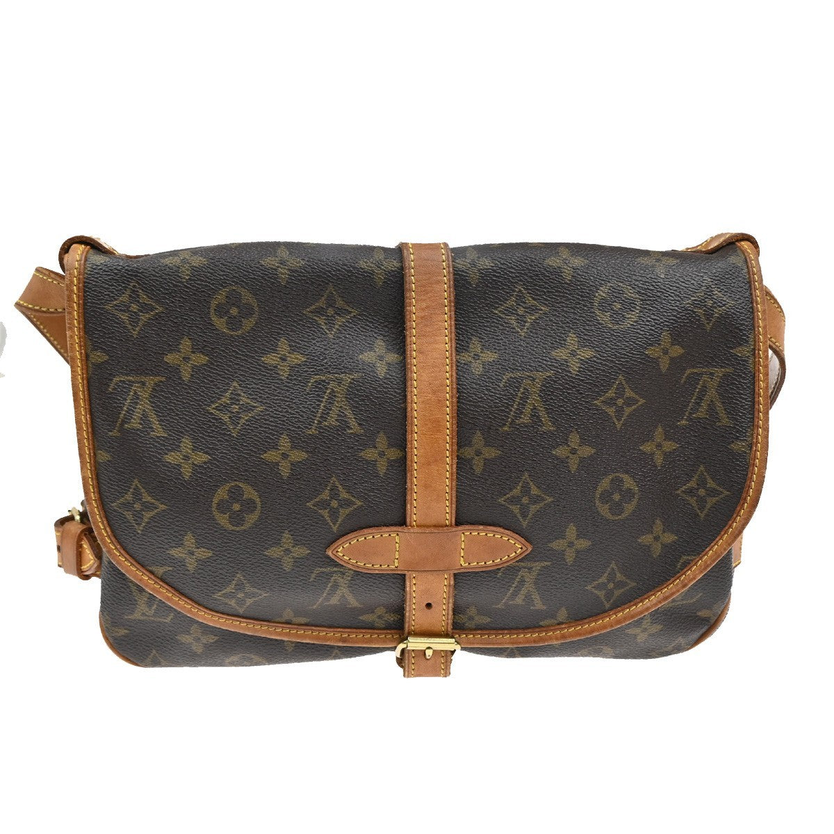 Louis Vuitton Saumur Handbag Monogram Canvas
