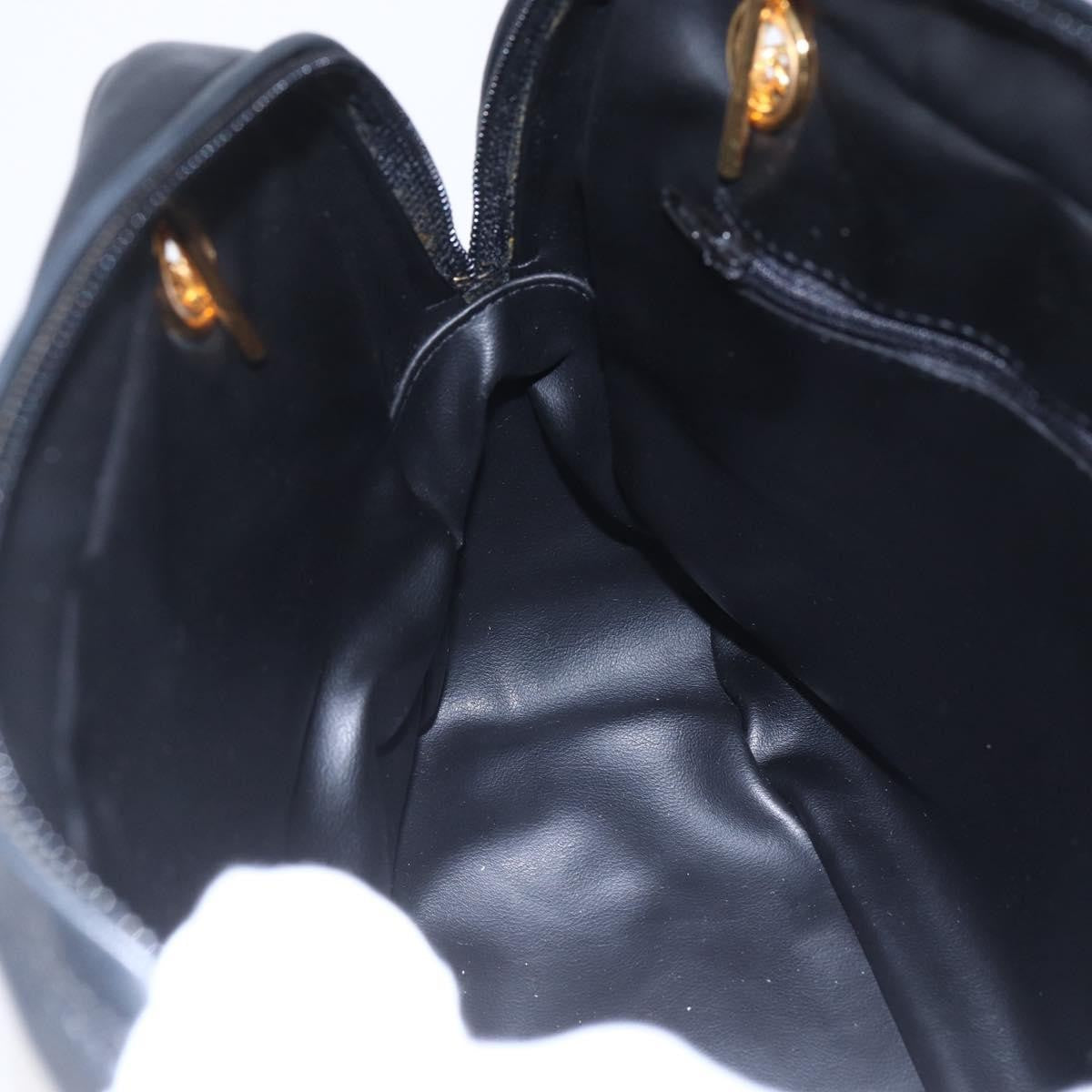 Bally Vintage Chain Shoulder Bag Quilted Leather