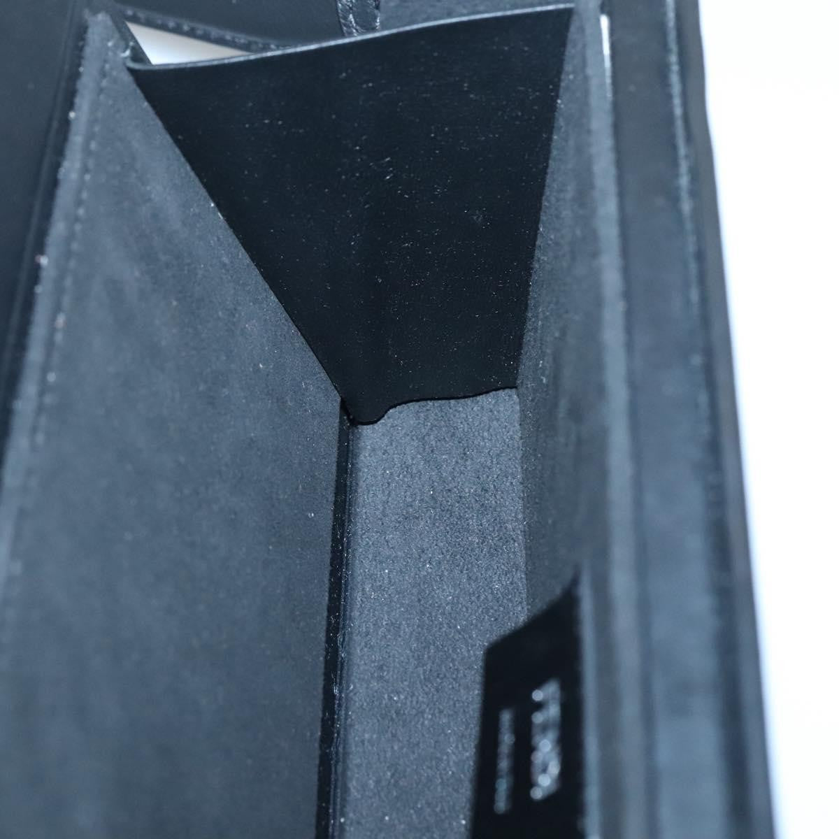 Fendi Logo Horizontal Box Crossbody Bag Leather