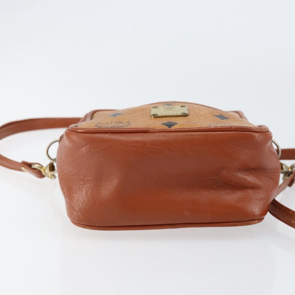 MCM Visetos Shoulder bag Canvas and Leather