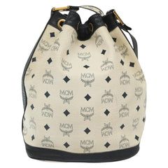 MCM Drawstring Shoulder Bag Leather
