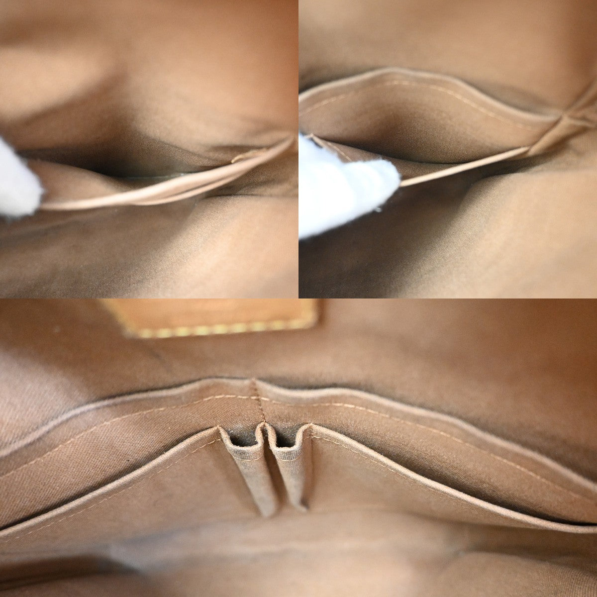 Louis Vuitton Trotteur Beaubourg Handbag Monogram Canvas