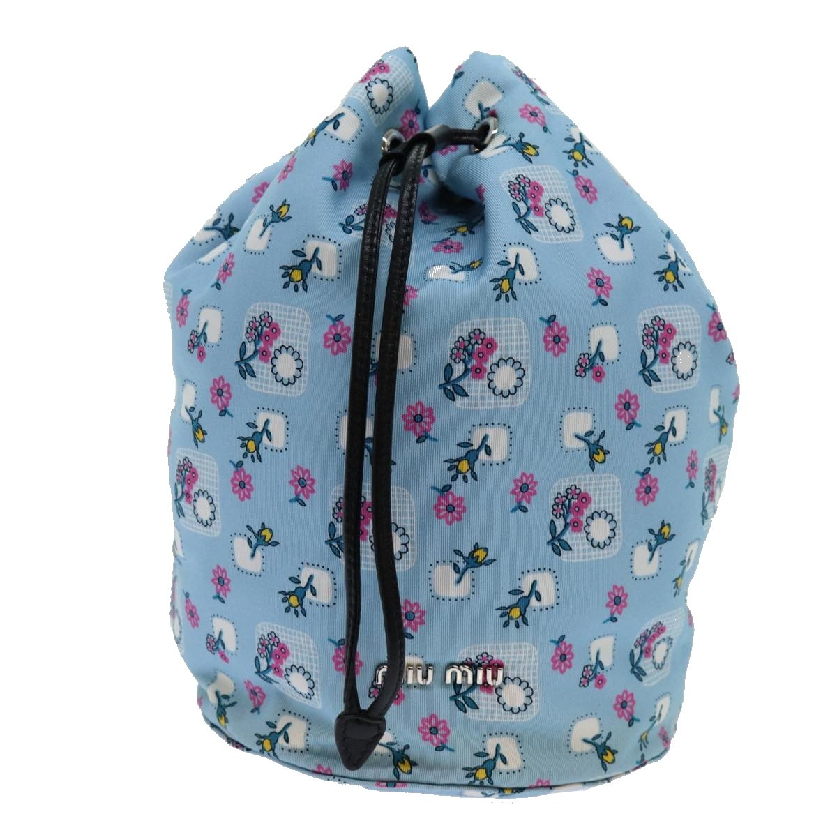 Miu Miu Drawstring Pouch Nylon