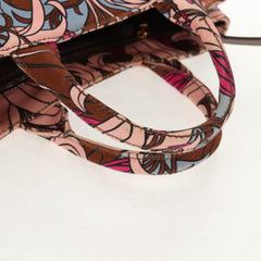 Prada Canapa Open Tote Canvas