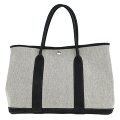 Hermes Garden Party Tote Canvas and Leather