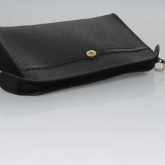 Christian Dior Vintage Honeycomb Zip Pouch Coated Canvas