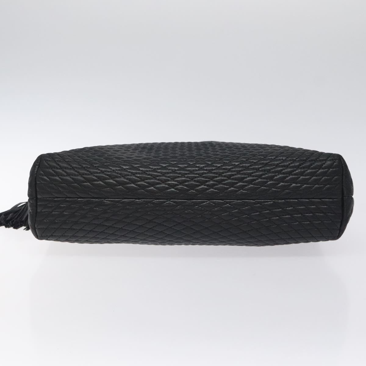 Bally Vintage Chain Shoulder Bag Quilted Leather