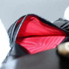 Celine Circle Logo Compact Wallet Leather