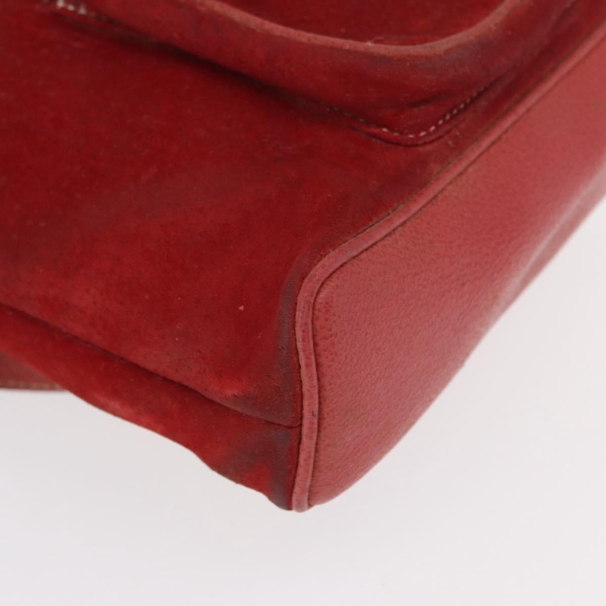 Gucci Vintage Bamboo Backpack Suede