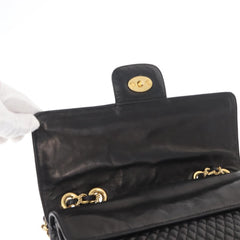 Bally Vintage Chain Shoulder Bag Quilted Leather