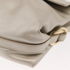 Bvlgari Chandra Flap Shoulder Bag Leather