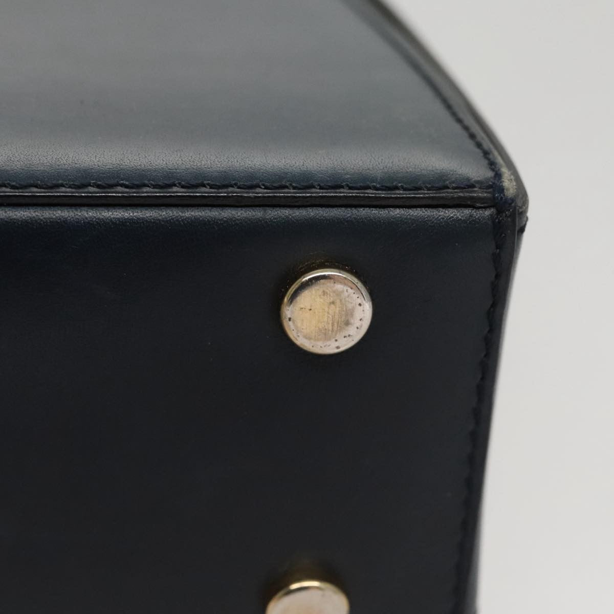 Celine Circle Logo Handbag Leather