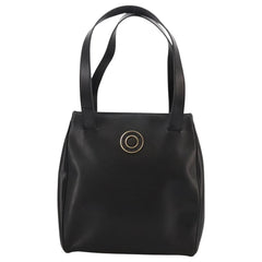 Celine Circle Logo Handbag Leather