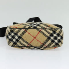 Burberry Flap Shoulder Bag Nova Check Coated Canvas