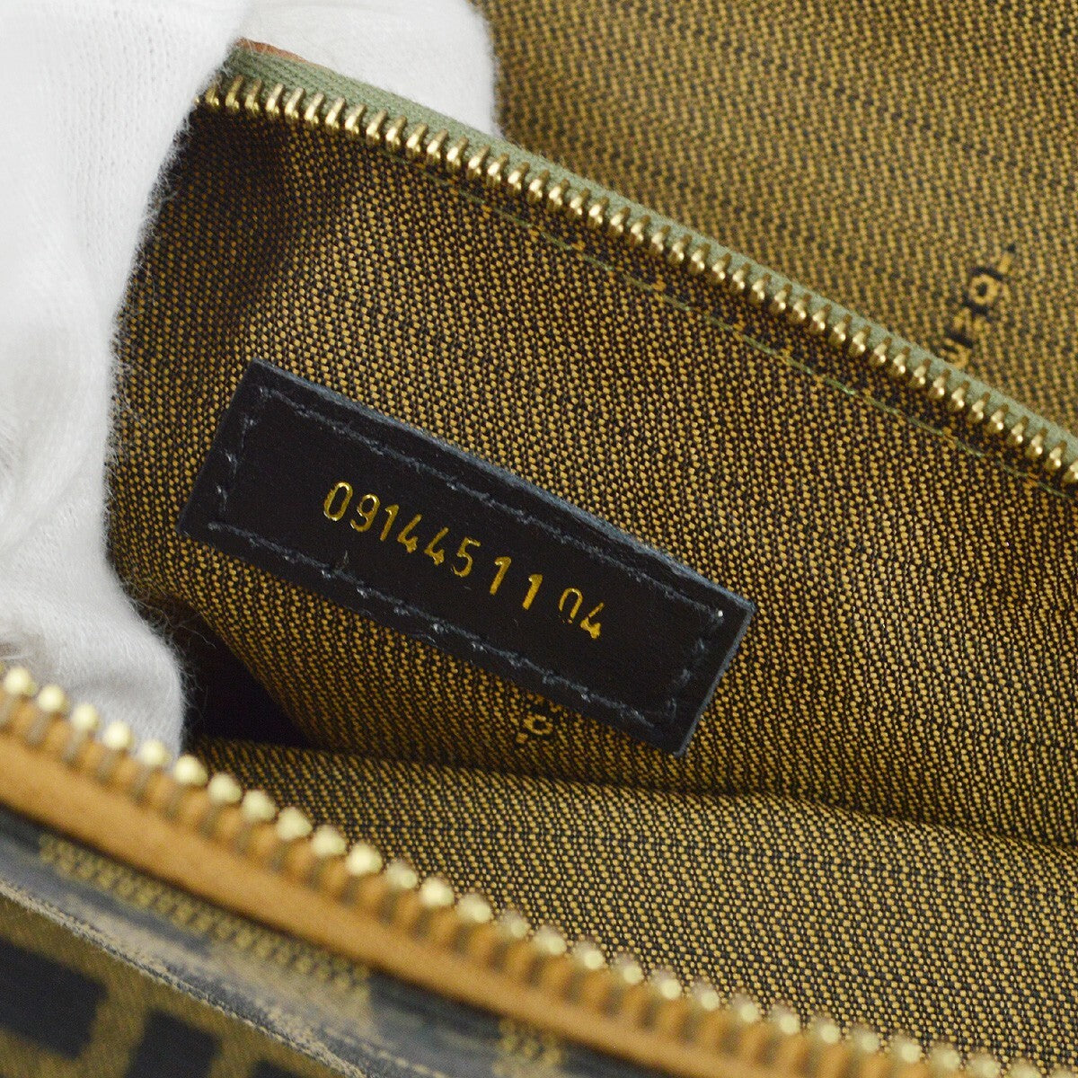 Fendi Convertible Dome Bag Zucca Canvas