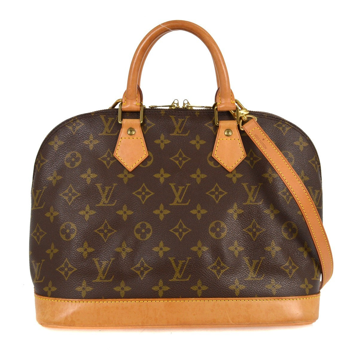 Louis Vuitton Alma Handbag Monogram Canvas