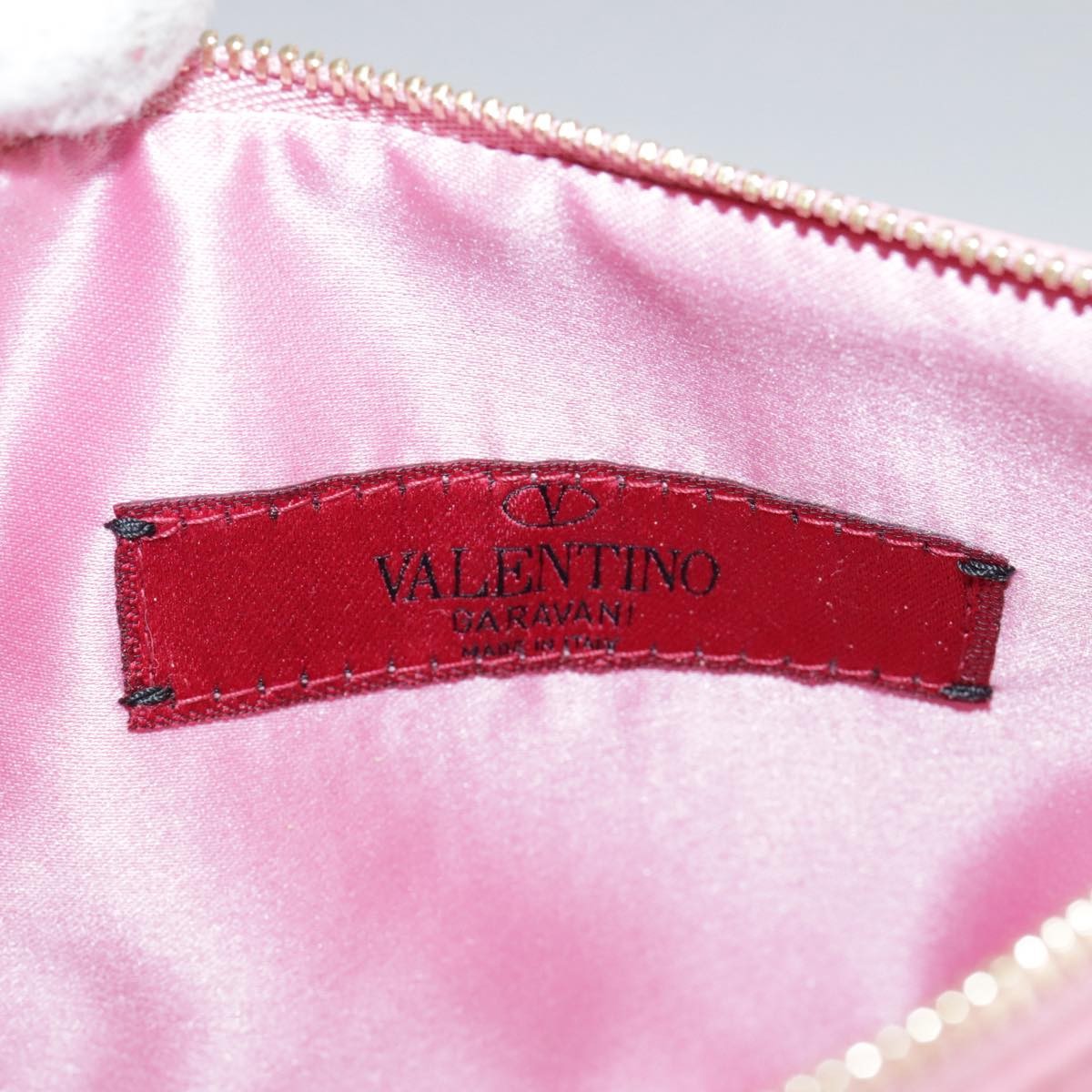 Valentino Garavani Zip Pouch Leather