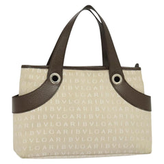 Bvlgari B.Zero1 Logomania Bag Canvas with Leather