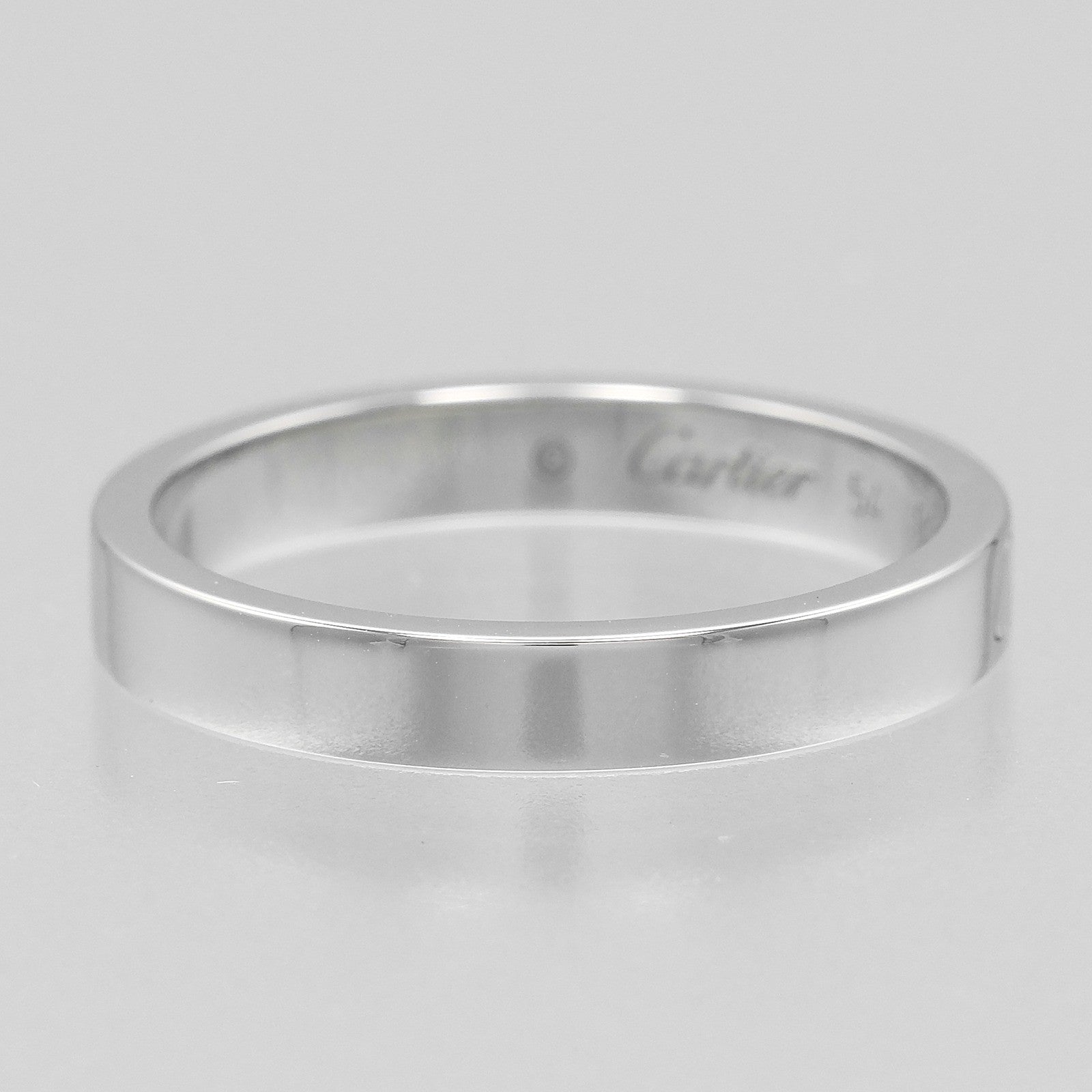 Cartier C de Cartier Wedding Band Ring Platinum