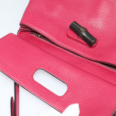 Gucci Bamboo Daily Top Handle Bag Leather