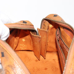 MCM Visetos logogramme Handbag Canvas and Leather