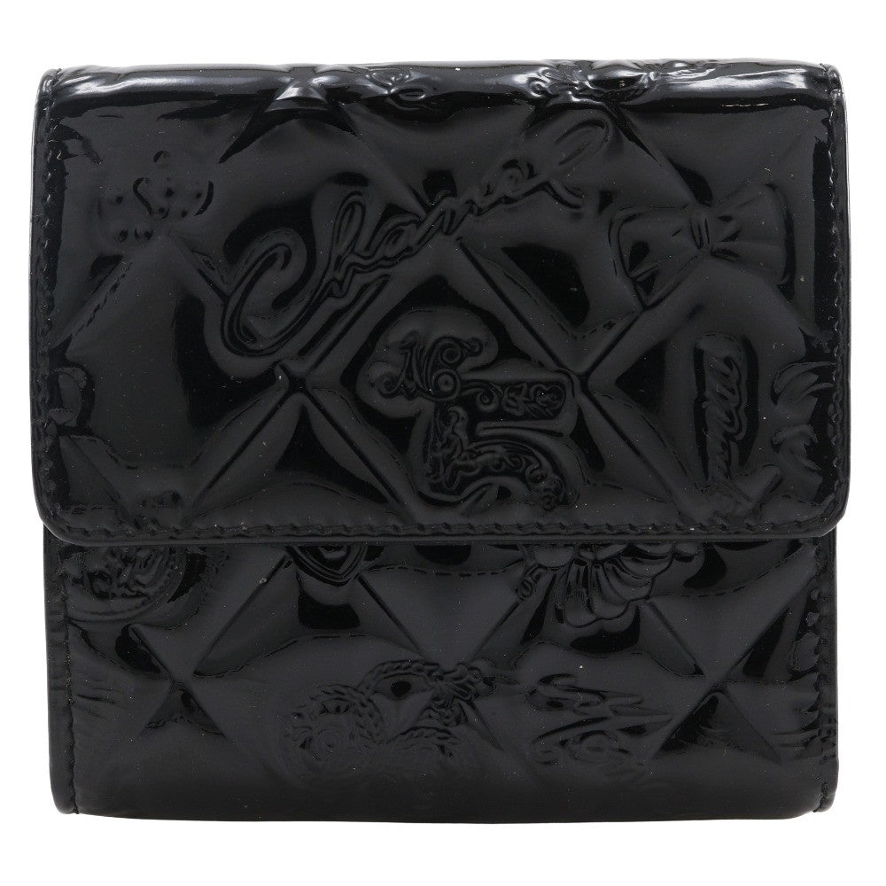 Chanel Bi-Fold Wallet Quilted Patent