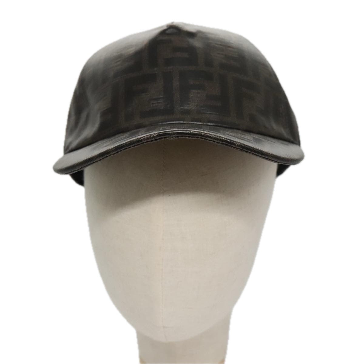 Fendi Logo Baseball Cap Zucca Canvas