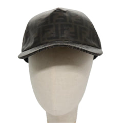 Fendi Logo Baseball Cap Zucca Canvas