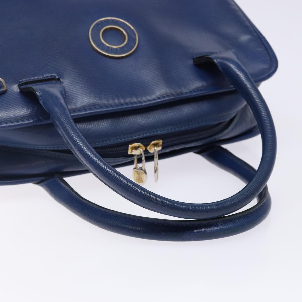 Celine Circle Logo Handbag Leather