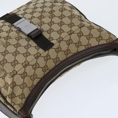 Gucci Front Pocket Messenger Bag GG Canvas