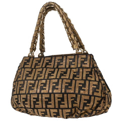Fendi Mia Tote Zucca Canvas