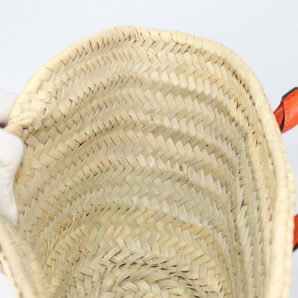 Chloe Marcie Basket Bag Raffia and Leather