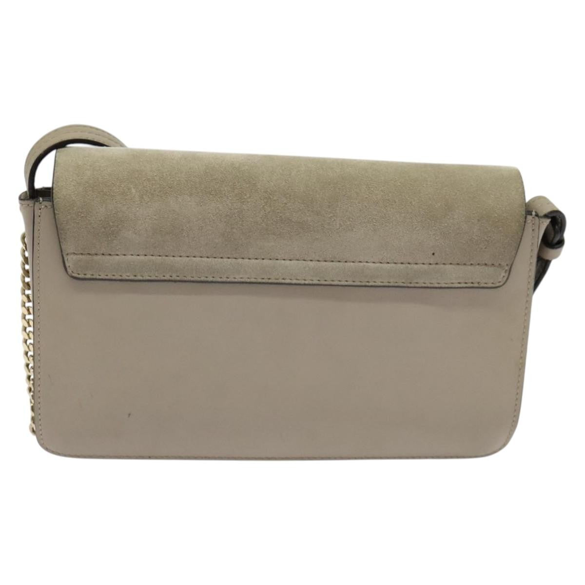 Chloe Faye Shoulder Bag Leather and Suede
