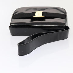 Salvatore Ferragamo Vala Shoulder Bag Patent Leather