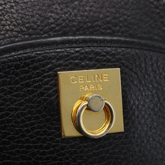 Celine Vintage Triomphe Shoulder Bag Leather