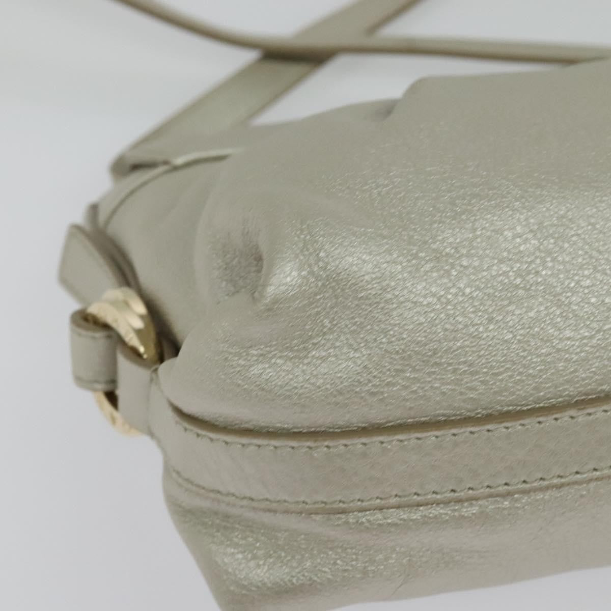 Bvlgari Chandra Flap Shoulder Bag Leather