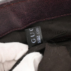Gucci Vintage Bamboo Handle Bag Leather
