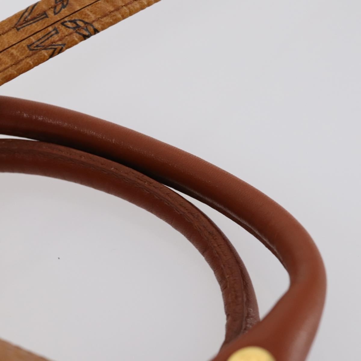 MCM Visetos Handbag Canvas and Leather