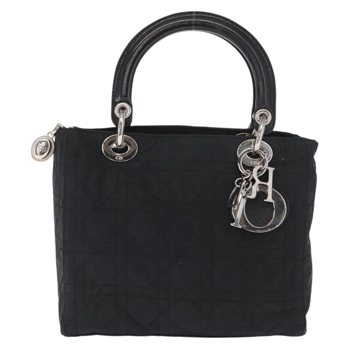 Christian Dior Lady Dior Bag Cannage Quilt Nylon