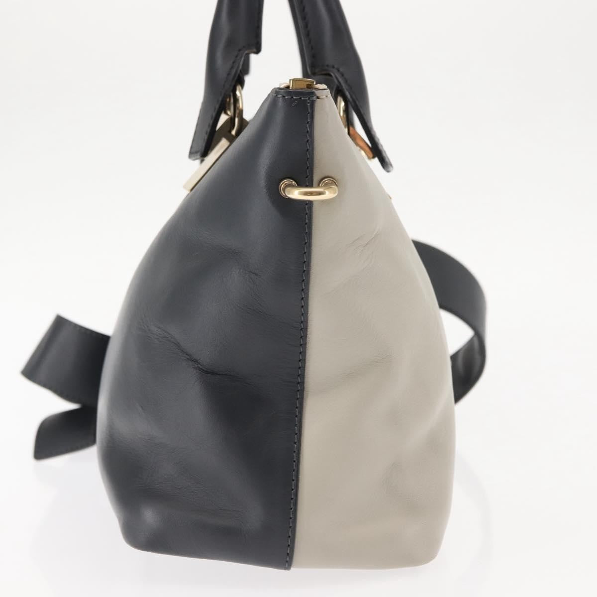 Chloe Bicolor Baylee Satchel Leather
